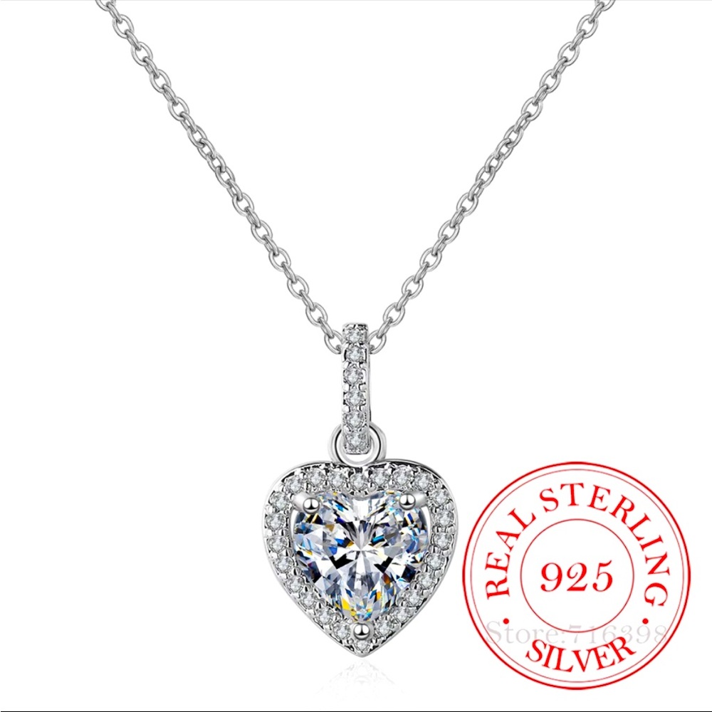 925 Silver Heart Necklace